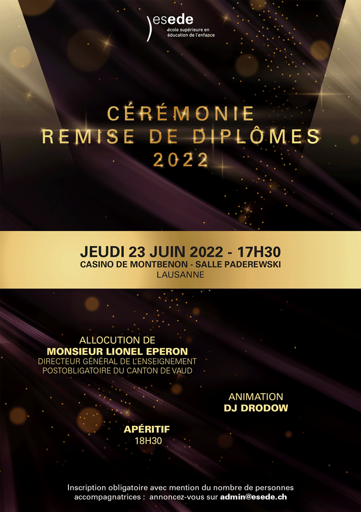 Remise des diplômes 2022