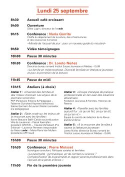 Programme 2023 J1