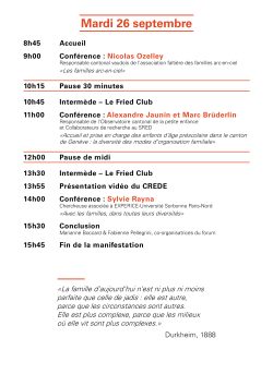 Programme 2023 J2